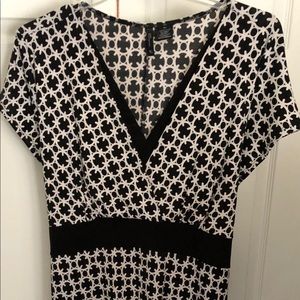 New Directions black and white dress